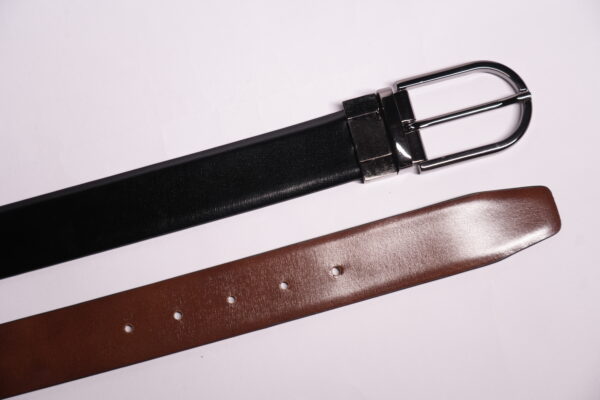 Reversible Leather Belt - Image 3